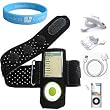 Ipod Nano 5g Black Workout Exercise Armband for Apple Ipod Nano + Screen Protector + Ipod Nano USB Data Cable + Car Charger + Wall Charger + Wristband