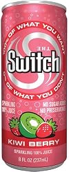 The Switch Sparkling Juice, Kiwi Berry, 8-Ounce Cans (Pack of 24)