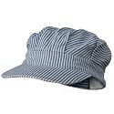 Conductor's Cap-Light Blue Stripe