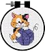 Learn-A-Craft for Kids - Cute Kitty Counted Cross Stitch Kit