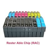 20 Packs (8BK+4C+4M+4Y) of US Patented Epson Compatible Cartridges 88 (T0881-T0884) for Epson Stylus Printer CX4400, CX4450, CX7400, CX7450, NX100, NX105, NX110, NX115, NX200, NX215, NX300, NX400, NX415... These cartridges have Reset-Able Chips (RAC).