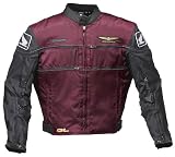 Joe Rocket Goldwing Super Tour Sport Mens Textile Motorcycle Jacket Dark Red/Black L
