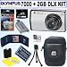 Olympus Stylus 7000 12MP Digital Camera (Silver) + 2GB Deluxe Accessory Kit