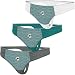 Nfl Miami Dolphins Women's Mystic Memory Thong - Set Of 3-Size: Extra Large