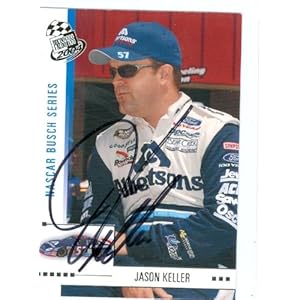 Keller Auto Racing on Jason Keller Autographed Hand Signed Trading Card  Auto Racing  2004