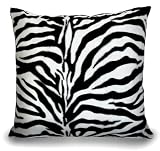 Zebra Decorative Pillow 18x18 Inch