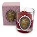 SMALL VOTIVE SCENTED BEESWAX CANDLE/RED
