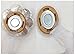 Ayygift Elegant Crystal Flower Magnetic Curtain Rope Tieback Wrap Holdbacks - Set of 2 Gem Collection Boxed (Gem-B)