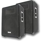 Seismic Audio – FL-15P (Pair) – Pro Audio PA/DJ 15″ Speakers – 100% Birch Plywood – 800 Watts