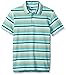 Crazy 8 Kid Boy Mint Striped Polo Shirt