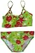Playshoes Mädchen UV-Schutz 50+ Bikini Hawaii in grün mit bunten Blumen 461024,  Gr. 104, Grün(900 original)