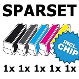 ms-point 5x Patronen MIT CHIP kompatibel f�r Canon Pixma IP3600 IP4600 MP540 MP620 MP630 MP980 MP 540 620 630 980 IP 3600 4600 - 