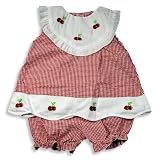 My Michelle - Infant Girls Dress, Red, White