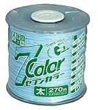 たくみ セブンカラー水糸 スカイブルー 太 4816 270m