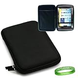 Elegant Black Archos 70 Internet Tablet Case with Reinforced Exterior and Soft Suede Interior for the Archos 70 Internet Tablet 8G 250 GB Android Live Laugh Love Vangoddy Wrist Band on sale