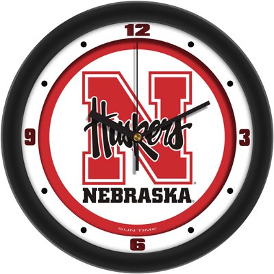 Nebraska Cornhuskers NCAA Wall Clock