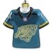 Jacksonville Jaguars Laser Jersey Ornament With Team Logo