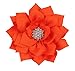 QandSweet Girls' Hair Clips with Jeweled Flower Ms Brooch for Toddler Girl Teens Womens (13 Pieces 3.5