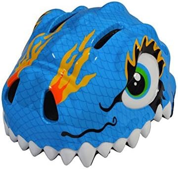 Lightreach Toddler and Kids super lightweight multi-sport Jurassic dinosaur sytle Helmets from Denmark Designer-Blue by lightreach