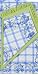 April Cornell Coq Monsieur On Check Blue Napkins Set of 4