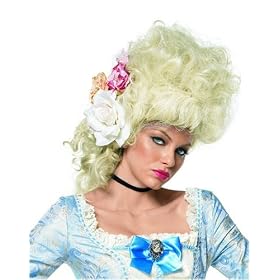 Marie Antoinette Wig Sexy Halloween Costume Accessory - Late 18th to Early 19th Century Style - One Size Fits Most