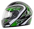 Vega Mach 1 Green Heat Graphic X-Large Full Face Helmet