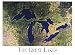 Great Lakes From Space, Art Poster, size 32
