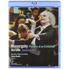 Mussorgsky/ Borodin: Rattle Conducts (Prince Igor Polovtsian Dances/ Symphony No.2/ Khovanshchina Prelude) [Blu-ray] [2010]