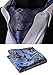 SetSense Men's Paisley Jacquard Woven Self Cravat Tie Ascot Set