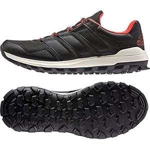 adidas Performance Men's Slingshot TR M Running Shoe, Grey/Black/Red, 10.5 M US