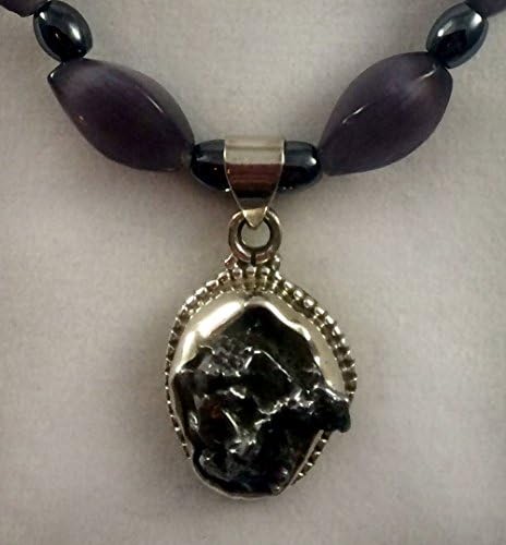 Meteorite Sterling Pendant Necklace