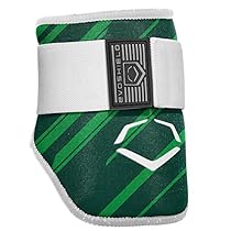 EvoShield MLB Batters Speed Stripe Elbow Guard, Green, Adult

