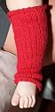 Red Baby Leg Warmers by KD baby! In Over 20 Colors, Fashionable Easy Diaper Change - 99% Cotton - 1% Lycra - Made In New York City - Doubles as Hand Warmer for Mom!