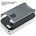 iPhone 7 Case, BENTOBEN [Slim Fit] Dual Layered Hard Plastic Shell and Soft Hybrid Shockproof Cover for Apple iPhone 7 (4.7 Inch),Black