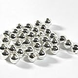 Perle création bijoux 6mm, Argenté, Lot de 100