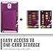 iPhone X Case, iPhone 10 Case, Ansiwee Wallet Phone Case Leather Slim Back Case Cover, iPhone X Wallet Slim Leather Back Case with Credit Card Holder for Apple iPhone X (.Red)