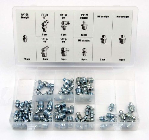 Grip 70 Pc Hydraulic Grease Fittings Assortments