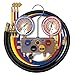 Mastercool 96336 4-Way 3/8" B/V Manifold w/3-1/4" hoses