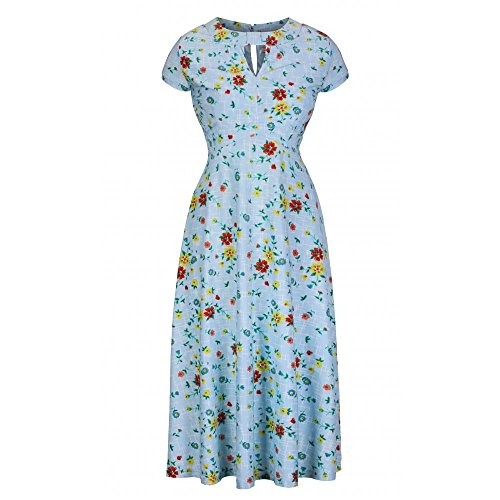 Lindy Bop 'Juliet' Kitsch Vintage 1950's Floral Tea Dress
