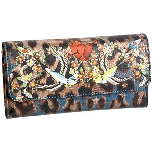 Ed Hardy Viper Foldover Wallet