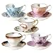 Royal Albert 100 Years of Royal Albert Teacups and Saucers, Set of 5, 1950-1990