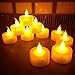 12 piece Set Flickering Flameless Tea Light Candles Battery-Operated LED Pillar Candles, suitable festive Love occasions Weddings Birthdays Christmas parties Centerpieces for your dining table