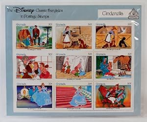 postage fairytales cinderella disney classic grenada cents stamps stamp sheet piece each