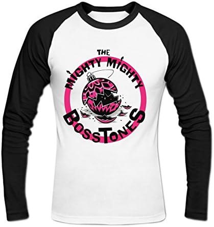 Mknard Men's The Mighty Mighty Bosstones Baseball T-shirt XL White