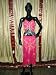 Hot Pink Bra Choli Hip Wrap Scarf Coin Bellydance Costume M