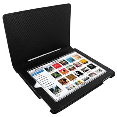 Piel Frama iPad 2 Black Magnetic Leather Case for Apple