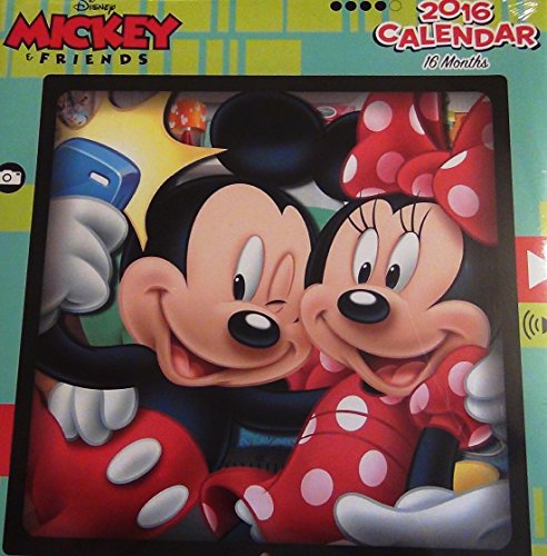 16-Month 2016 Mickey & Friends Wall Calendar