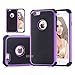 iphone 6s case, iphone 6 case, ShuYo(TM) Rugged Heavy Duty Impact Slim Hard Hybrid Case Protection Shock-Absorption /Resistant Bumper Case for iphone 6/6s[Black/Purple]