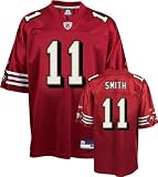 Alex Smith Jersey: Reebok Red Replica #11 San Francisco 49ers Jersey - XX-Large