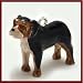 MiniPets Sterling Silver Enamel Bernese Mountain Dog Charm